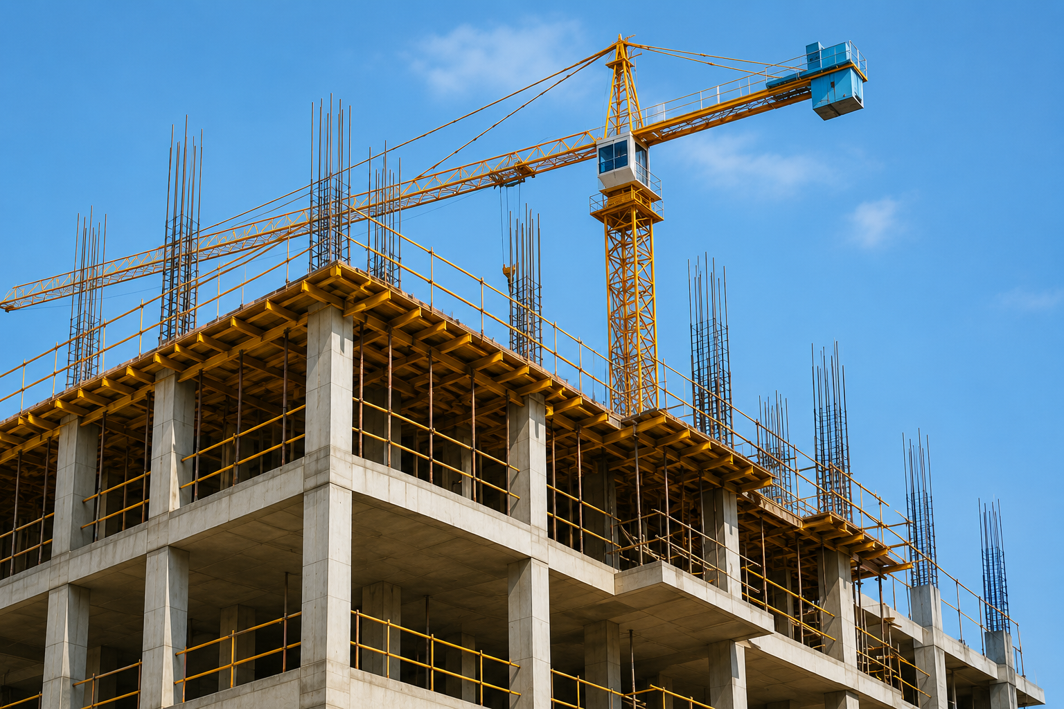 Building construction work
