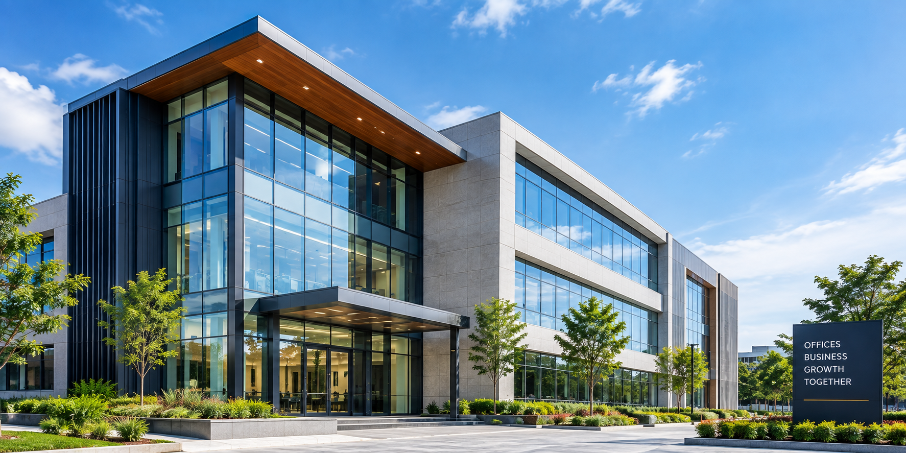 Commercial building construction