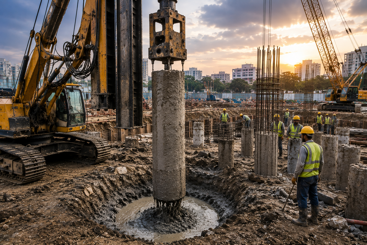 Piling quality inspection